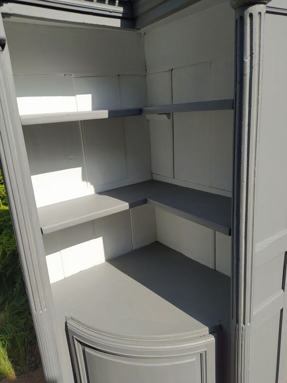 Gustavian grey patina notch