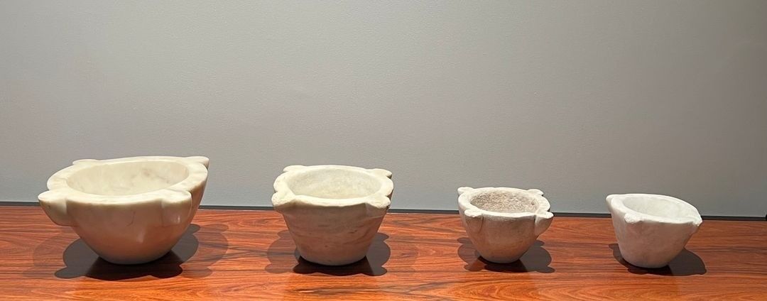 Set of Four Marble Mortars, 18th Century