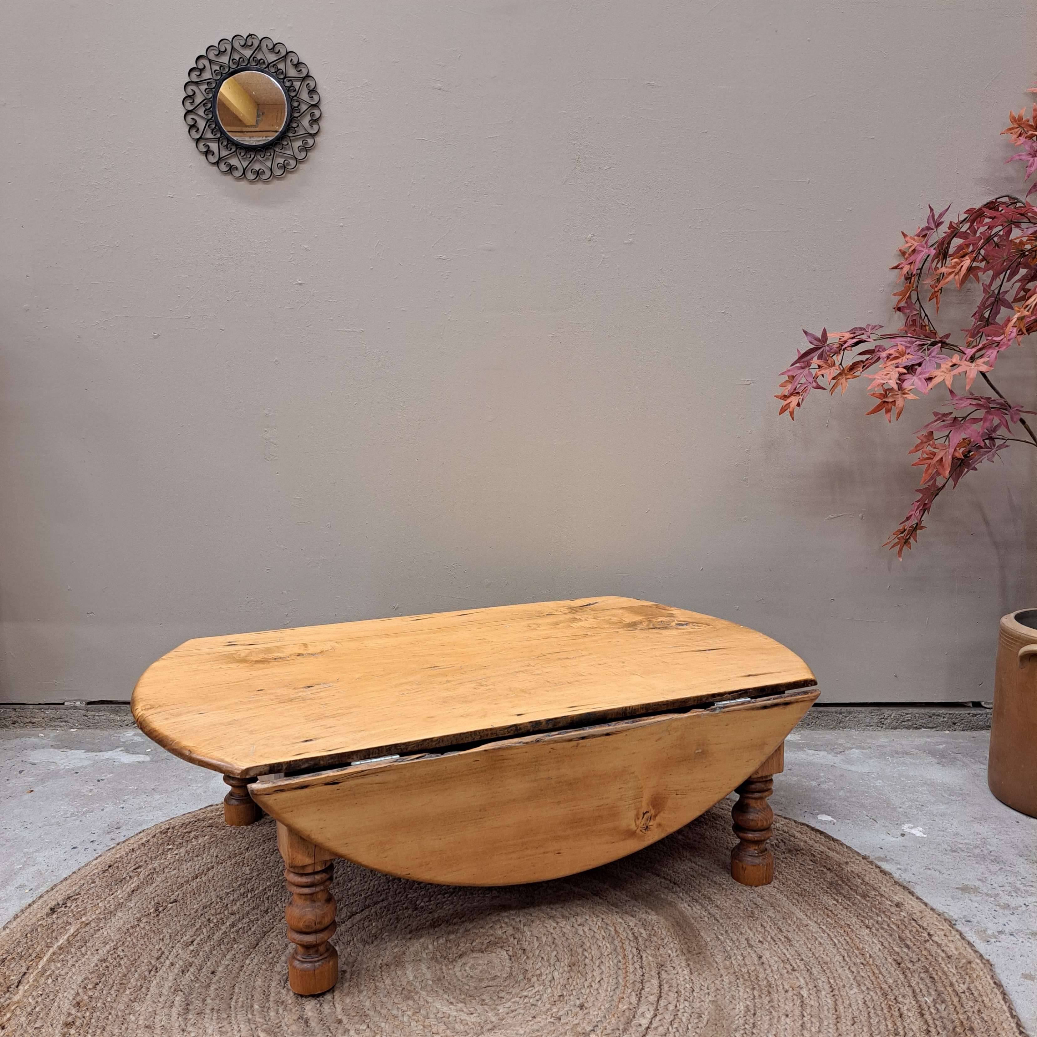 Table basse ronde en bois