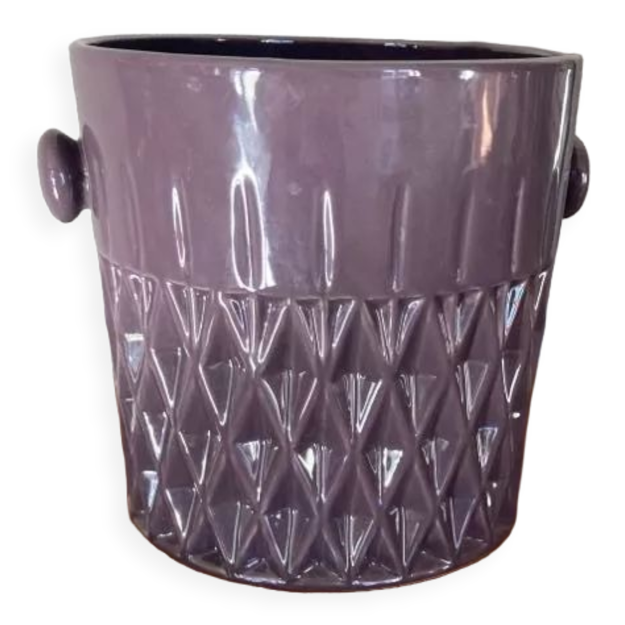 Vase ou seau à champagne violet Amadeus