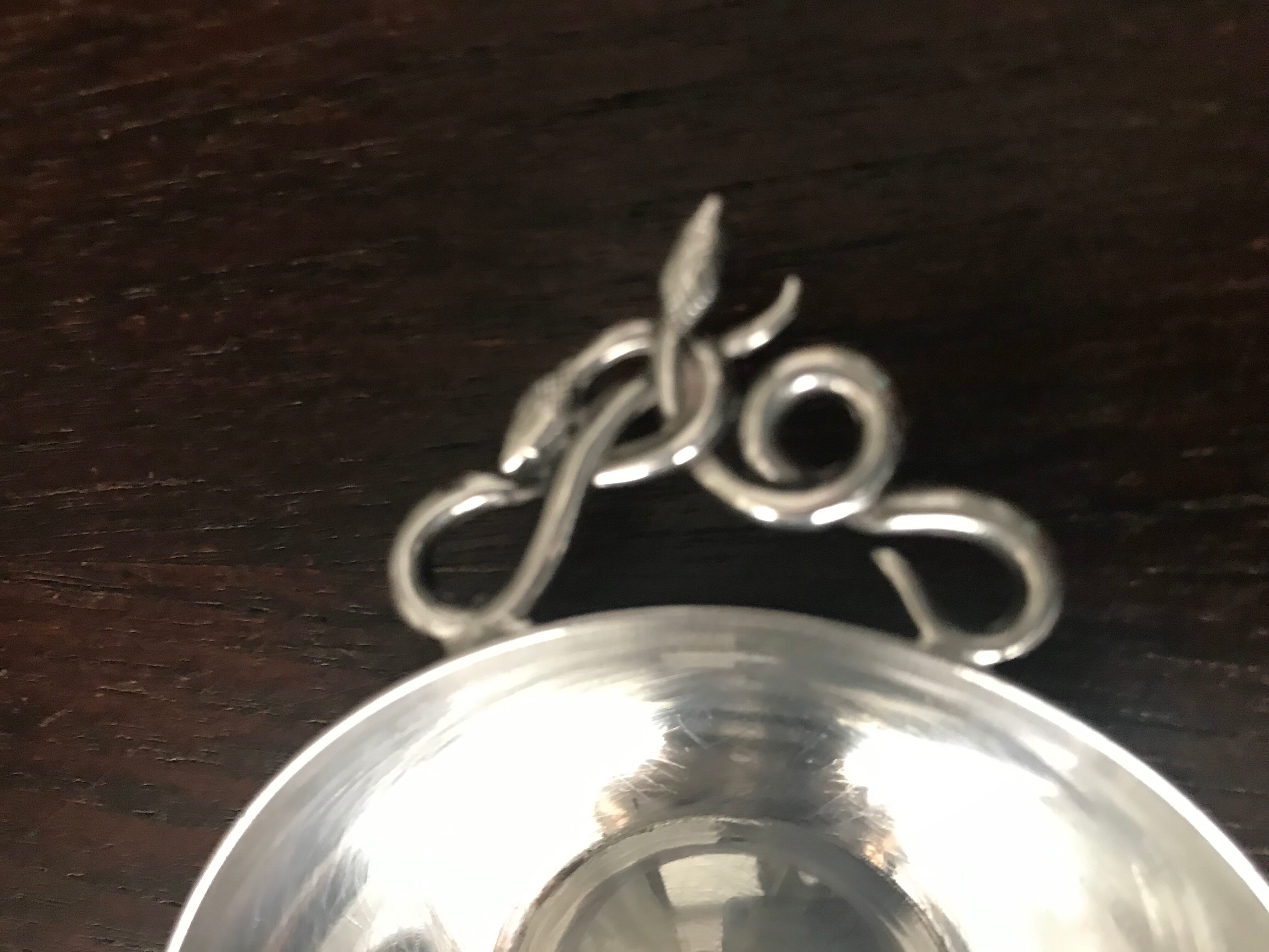 Candle holder Cellar rat Silver metal
