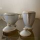 Sucrier et pot à lait  en Porcelaine de limoge Pallas