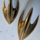 Paire d' appliques Space Age 70'