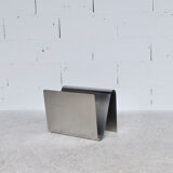 Magazine holder anonymous work 70' brushed steel