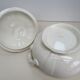 Old soup tureen Sarreguemines ivory