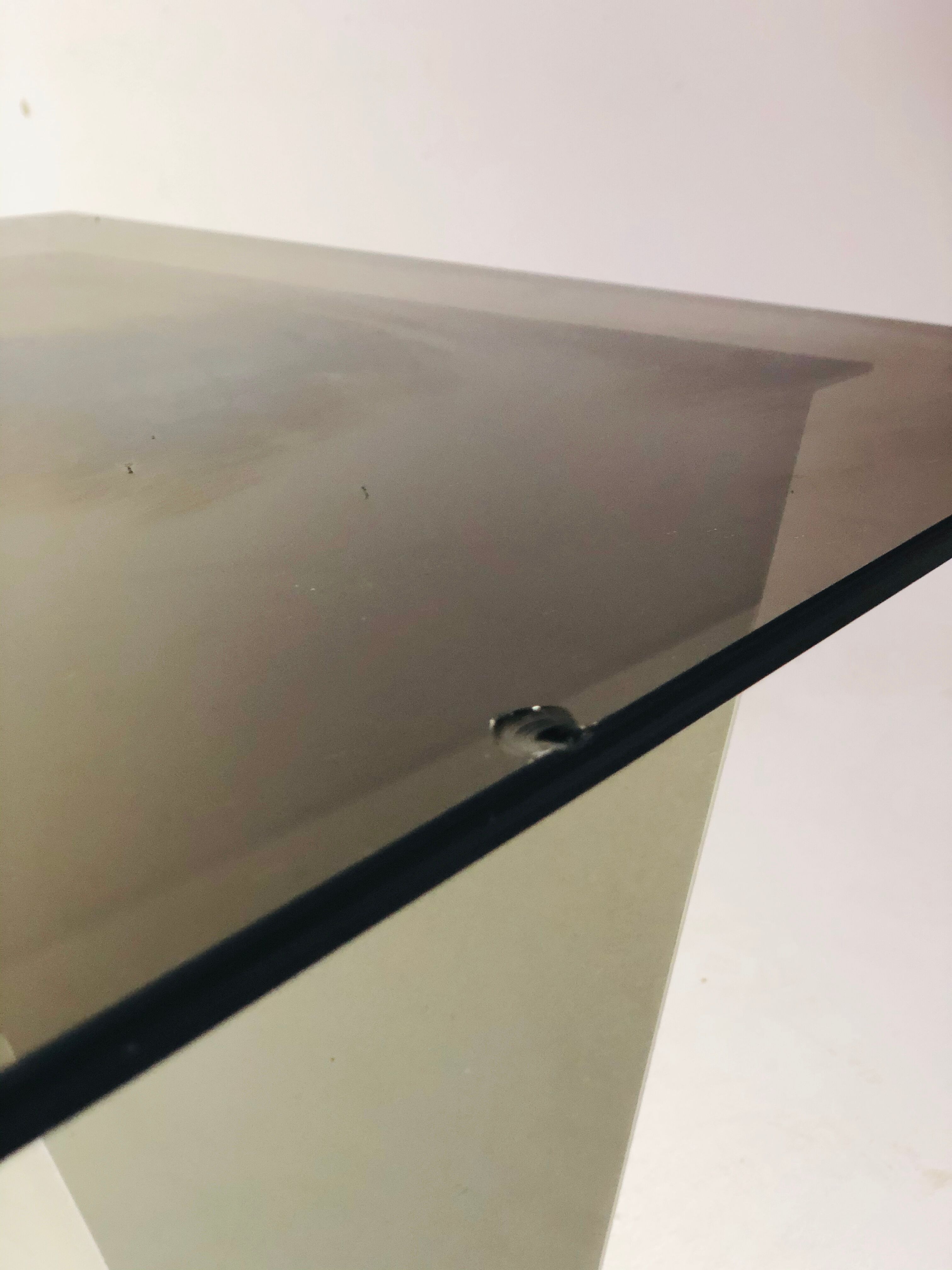 70s aluminium coffee table