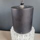 Vintage molded glass globe pendant light
