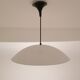 Suspension Lita - white tole - 45 cm - industrial type - 1960's
