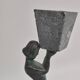 Rare bougeoirs décoratif en bronze et en pierre de savon, Finlande, Art Déco