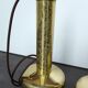 Pair of suspensions "Guldpendel" vintage brass by Vilhelm Lauritzen for Louis Poulsen