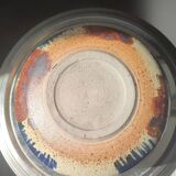 Pyrite Stone Round Vase signed