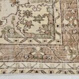 6x9 Beige & Brown Oriental Turkish Rug, 173x282Cm