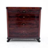 Mahogany chest of drawers, Northern Europe, circa 1860.