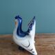 Lomonosov Russian zoomorphic peacock pepper shaker