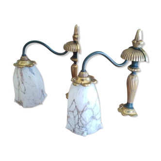 Pair of wall lamps