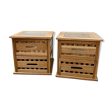 Pair of bedside tables