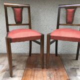 Pair of old chairs art deco