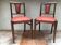 Pair of old chairs art deco