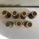 7 tasses Chavaillon de Sarreguemines olive