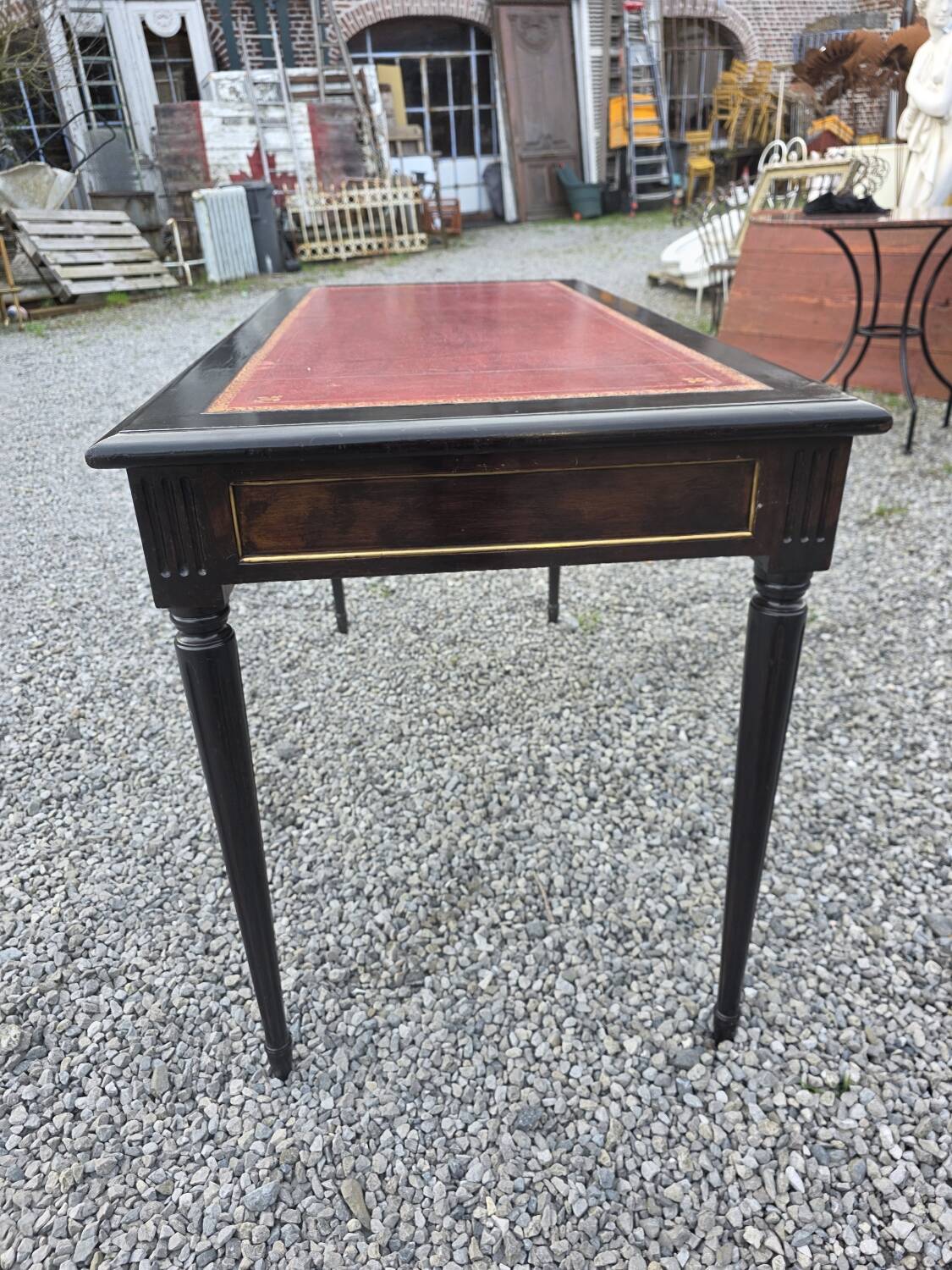 Louis XVI style mahogany desk from the 20th century.