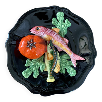 Vintage fish wall decorative slip plate