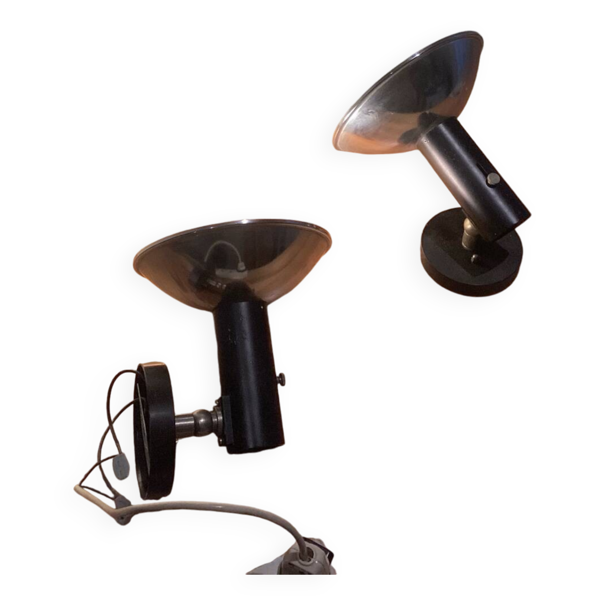 2 fantastisic design vintage wall lamps Spotlight
