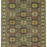 Turkish Wool Vintage Kayseri Rug 198 cm x 305 cm