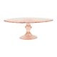 Art Deco Pink Cake Bowl Pastry Bowl Depression Glass 28cm