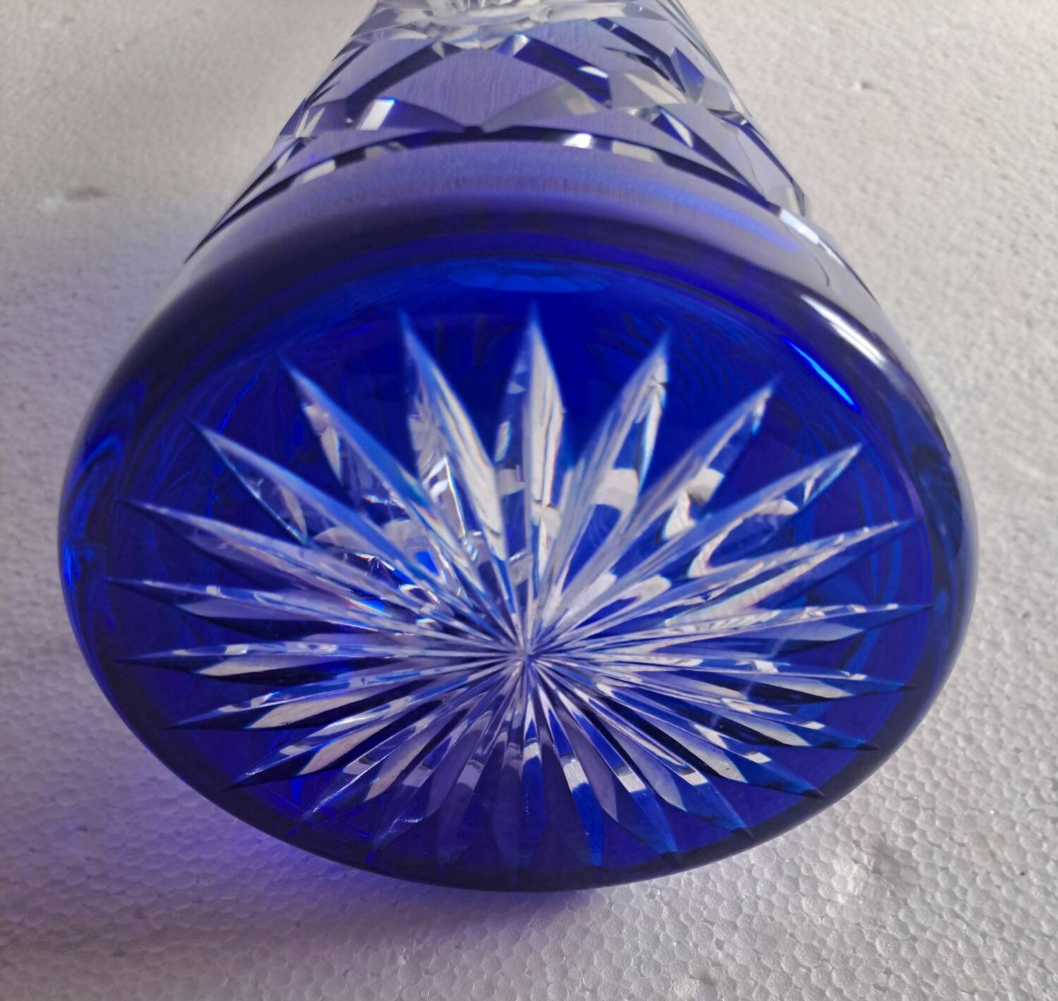 Saint Louis crystal carafe gravy, Massenet model