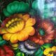 Plateau bouquet de fleurs russe