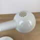 Flexible desk lamp metal white 70s/80s