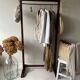 Clothes rack - antique wooden rack