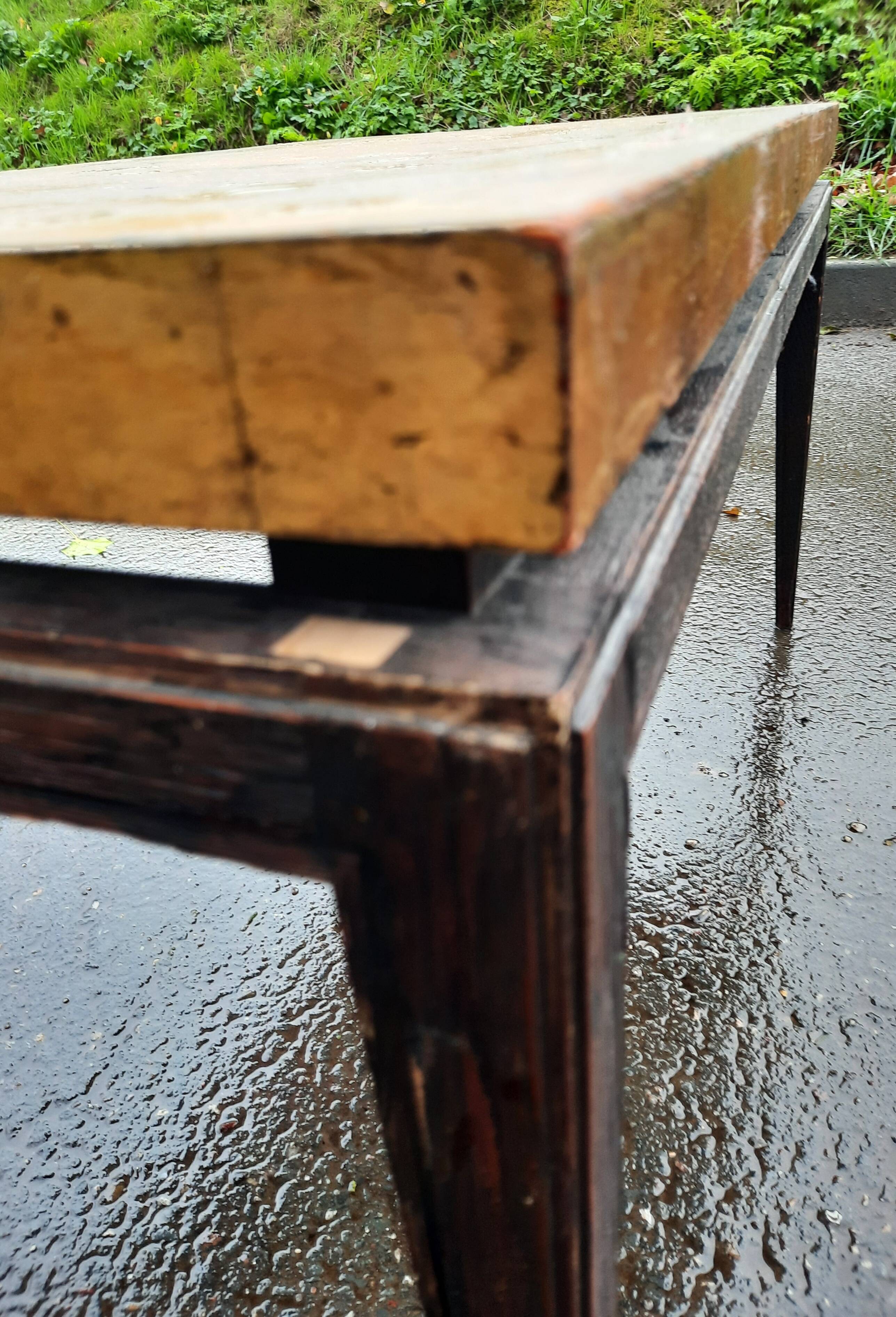 Gold designer coffee table