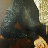 Portrait Adolphe Demange élègante aux gants 1899