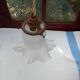 Glass tulip pendant light