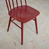Paire de chaises style scandinave Stol Kamnik, ex Yougoslavie