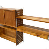 Mid Century Nisse Strinning string wall system 1960