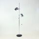 Vintage Combi Lux Chrome Double Spotlight Floor Lamp, Czechoslovakia, 1970s
