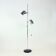 Vintage Combi Lux Chrome Double Spotlight Floor Lamp, Czechoslovakia, 1970s