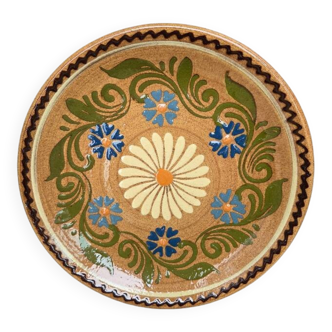Alsatian earthenware plate