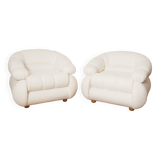 Paire de fauteuils Space Age d'Adriano Piazzesi, 1970