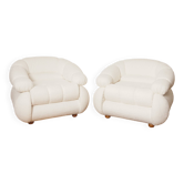 Paire de fauteuils Space Age d'Adriano Piazzesi, 1970
