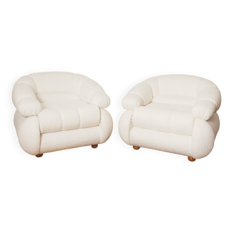 Paire de fauteuils Space Age d'Adriano Piazzesi, 1970