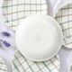 Set of 6 flat plates Salins, Yves pattern, vintage French