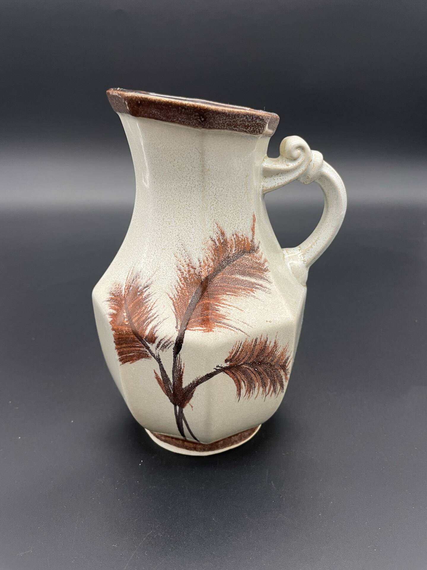 Pichet, vase à anse Bay Keramik 691-17, Allemagne de l’Ouest