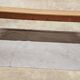 Grande table de ferme en sapin 1960