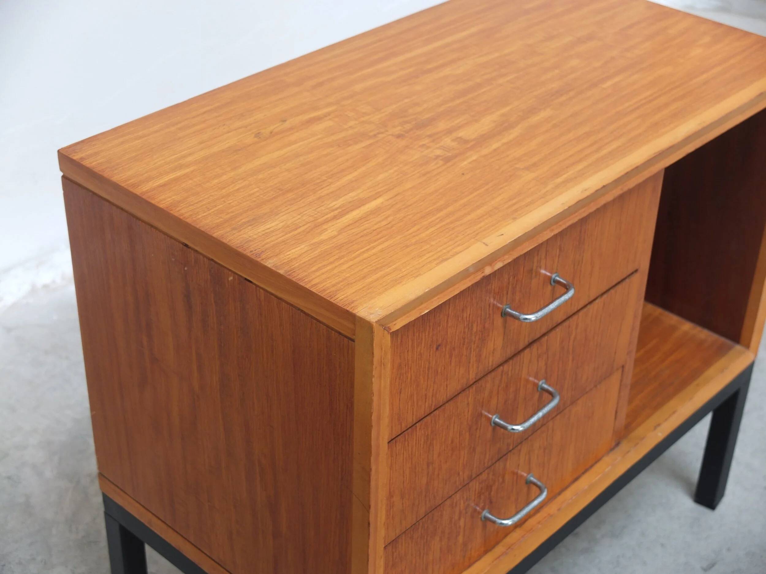 Pair of mid-century side tables in the style of Jos De Mey, 1950s