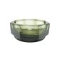 Art Deco Caddy, Olivine Crystal, Moser, Czechoslovakia, 1930s