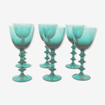 Set de 6 verres à vin Strömbergshyttan, Suède