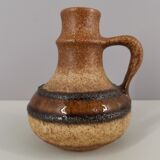 French soliflore vase in enamelled sandstone, 50